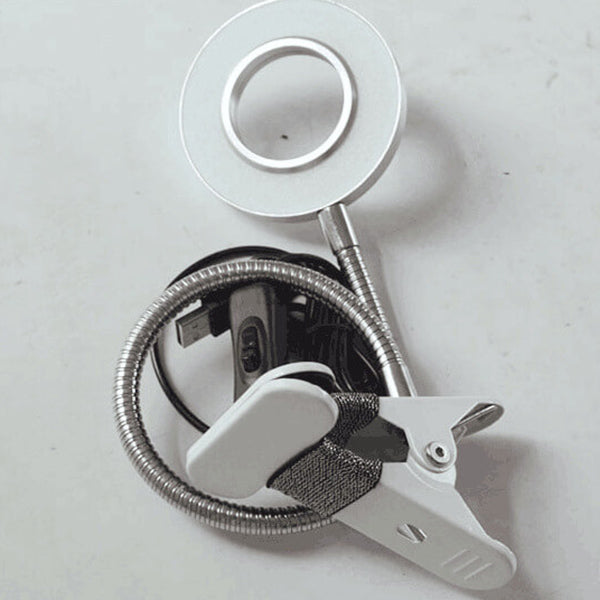 Lisslune | Creative simple USB pants button LED reading clip desk lamp