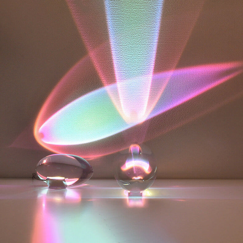 Lisslune | Creative Crystal Projection Angel Eyes LED Table Lamp