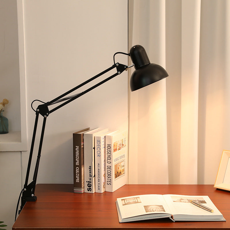 Lisslune | Modern minimalist retractable table lamp with long arm and clip made of ABS with 1 light for the bedroom