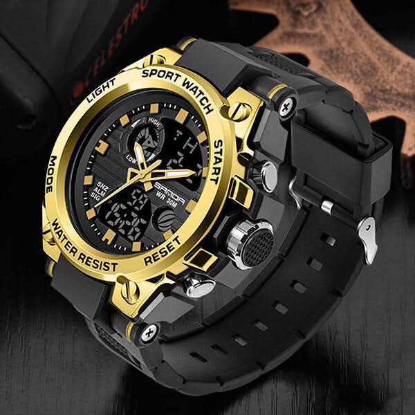 Lisslune | Men’s Military Watch with Analog Digital Display and Features