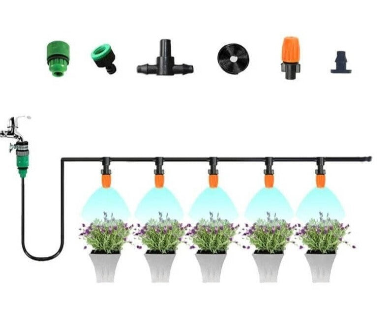 Lisslune | Pro Sprinkler Set – Smart Garden Irrigation System | Custom Nozzles | Water-Saving Design | 5m–20m Hose