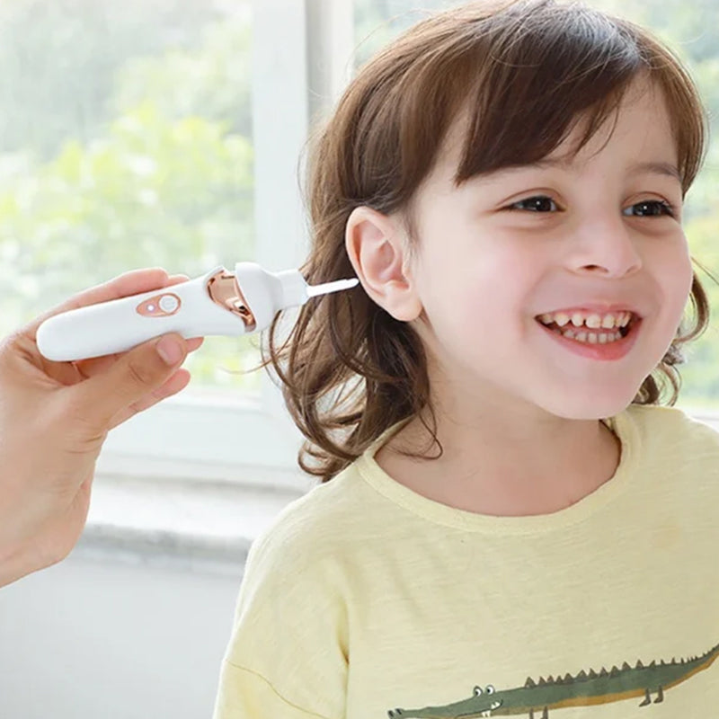 Lisslune | EarSoft | Electric Ear Cleaner with Soft Silicone Tips