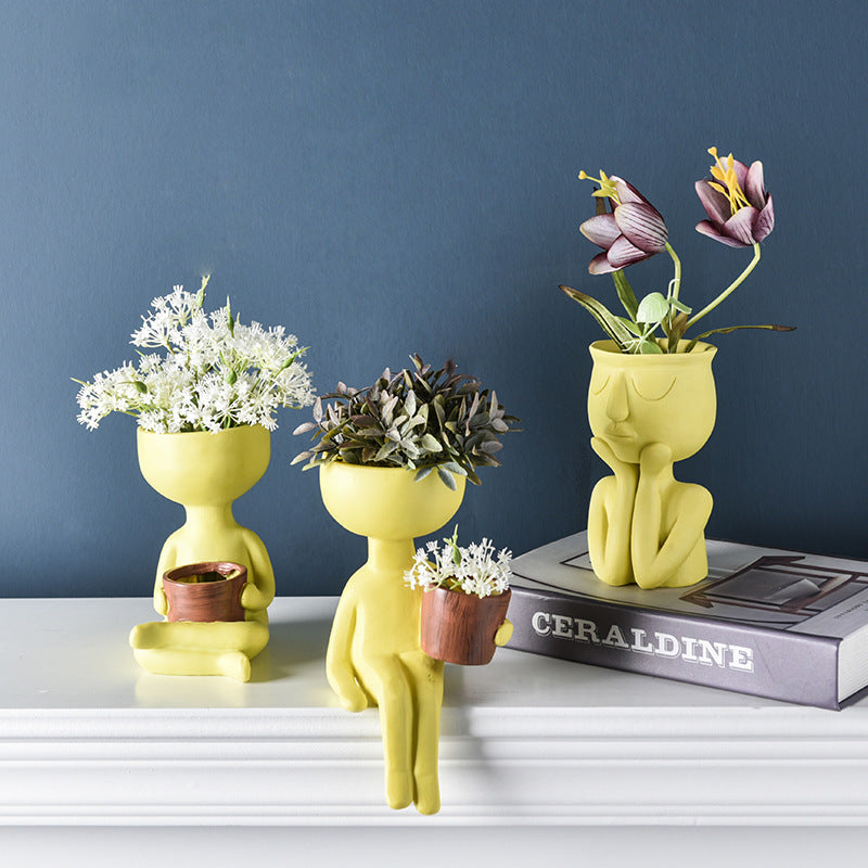 Rynx Cute Mini Cactus Succulent Plant Pot