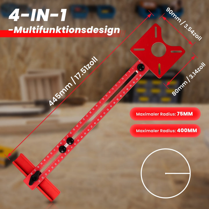 Lisslune | 4 in 1 Router Routing Groove Holder