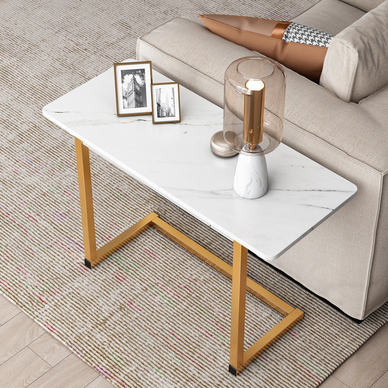 Lisslune | ModernoCurve C-Side Table | MDF Tabletop | Modern Design | Space-saving | Perfect for Living Room & Bedroom