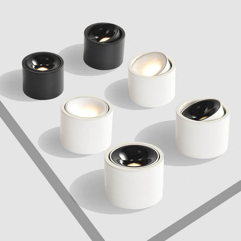 Lisslune | Origo Minimalistic LED Ceiling Light - Adjustable Round Recessed Lamp