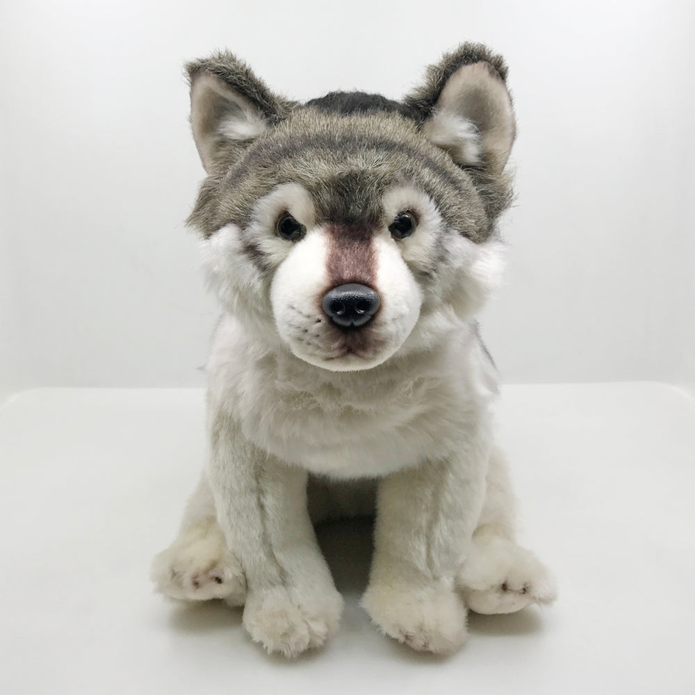 Lisslune | Gray Wolf Plush Toy