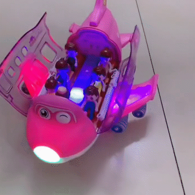 Lisslune | 360° rotatable electric airplane toy