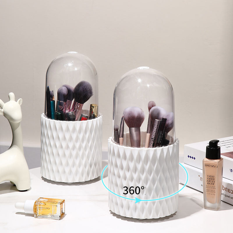Lisslune | GlamSpin - Rotating Makeup Brush and Cosmetic Organizer