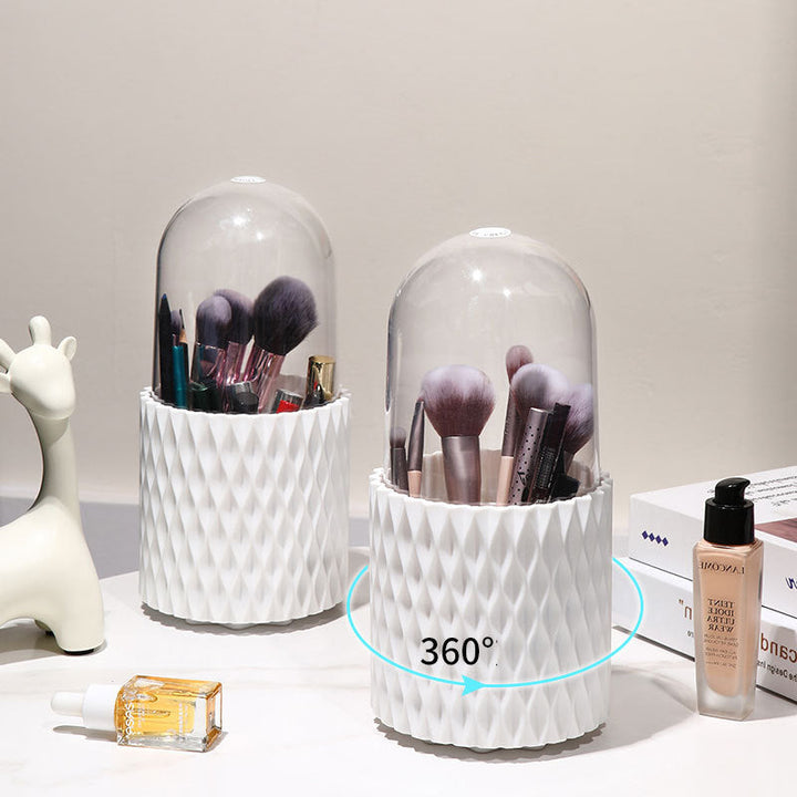 Lisslune | GlamSpin - Rotating Makeup Brush and Cosmetic Organizer