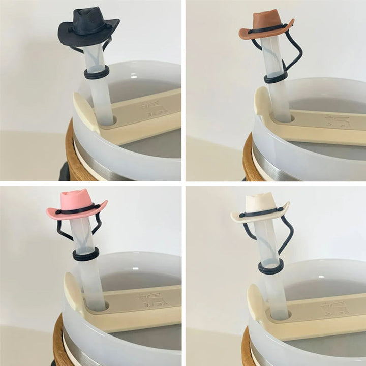 Lisslune | Silicone Cowboy Hat Straw Hat Covers Cap