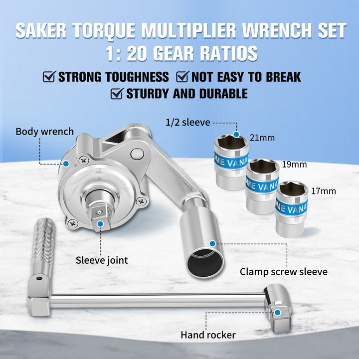 Lisslune | Torque multiplier cabinet set