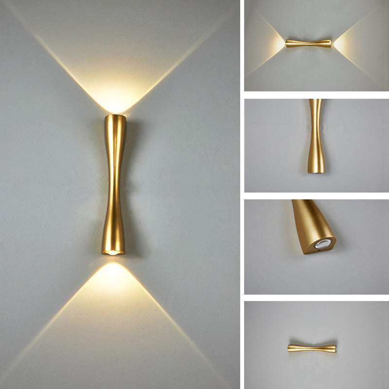 Lisslune | Modern Simple Long Horn 2-Light LED Indoor and Outdoor Wall Light