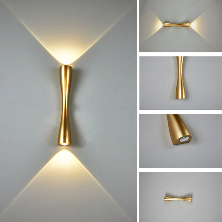 Lisslune | Modern Simple Long Horn 2-Light LED Indoor and Outdoor Wall Light