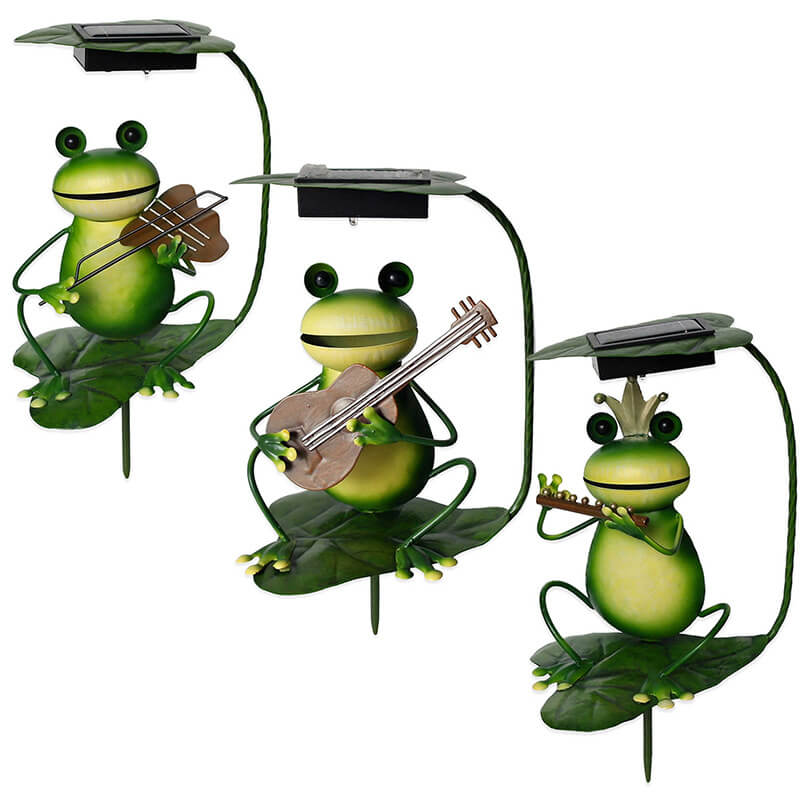 Lisslune | GardenFrog Solar-Powered Decorative Light – Playful Outdoor Floor Lamp