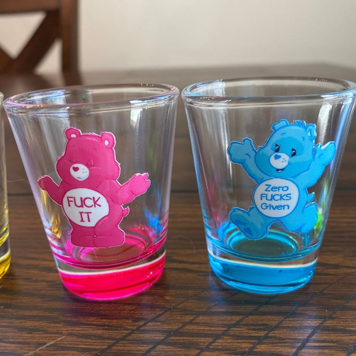 Lisslune | Swear Bears Shot Glasses, 6 Pieces