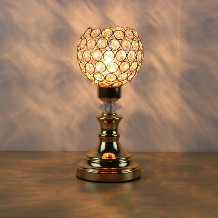 Lisslune | European Luxury Crystal Ball 1-Light Art Table Lamp