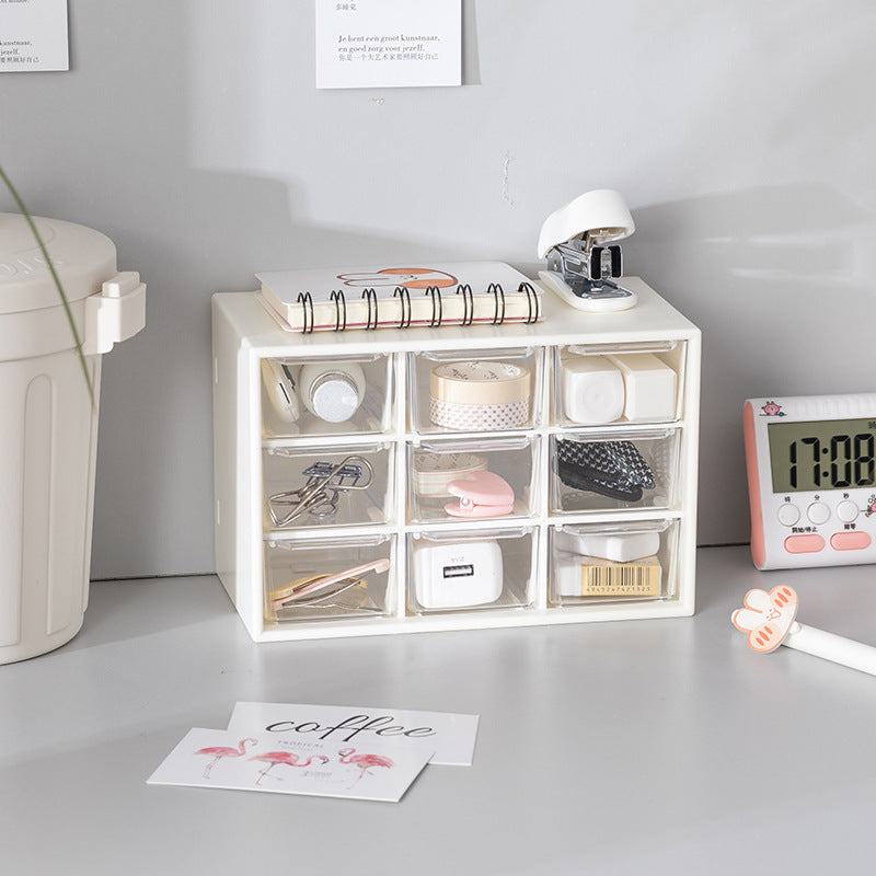 Rynx 9 Grid Dustproof Desk Storage Drawer