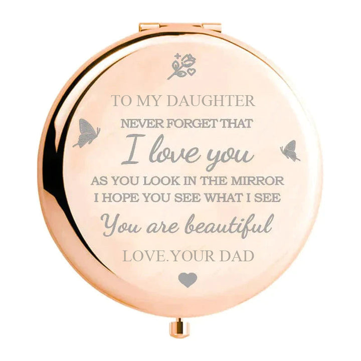 Lisslune | I love you compact mirror