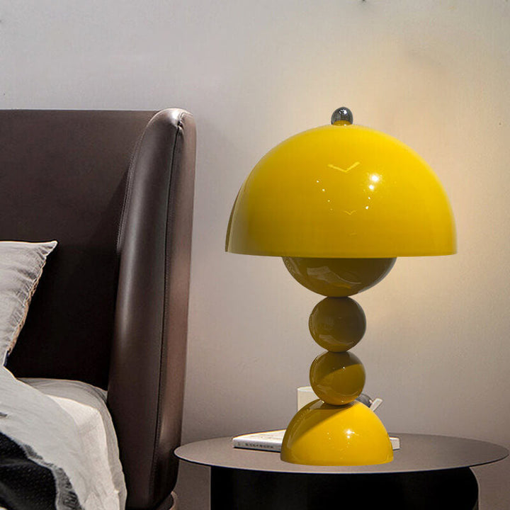Lisslune | Modern Luxury Table Lamp made of Green Pumpkin Ceramic with 1 Light – Ideal for Night/Living Room/Bedroom/Office