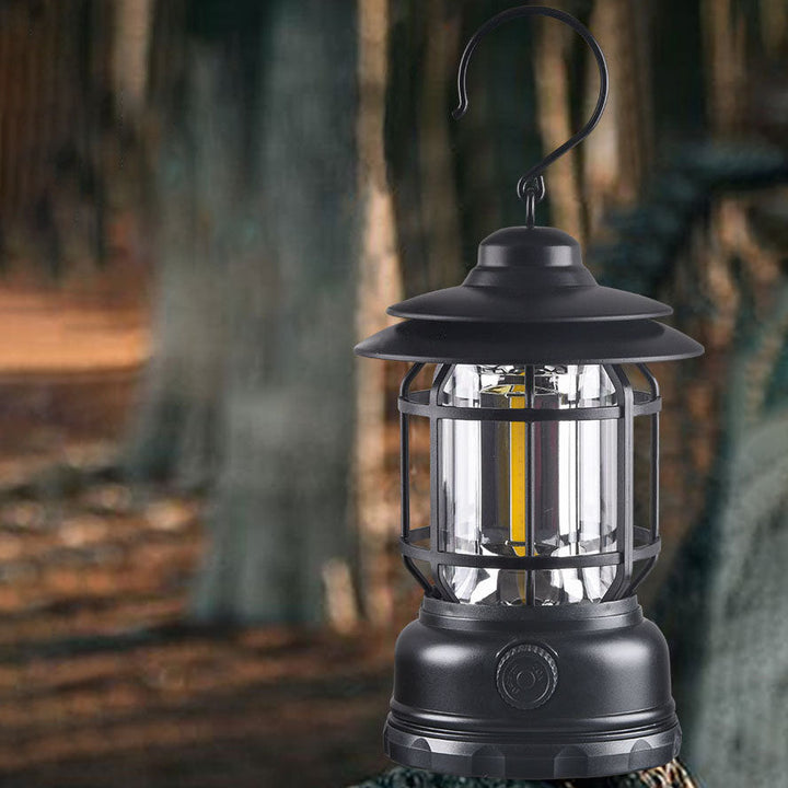 Lisslune | Contemporary Industrial Portable USB Rechargeable Camping Lamp Horse Lamp For Outdoor