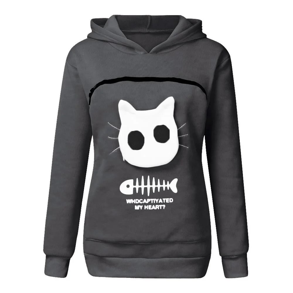 Lisslune | Cat Lovers Hoodie Cuddle Pouch