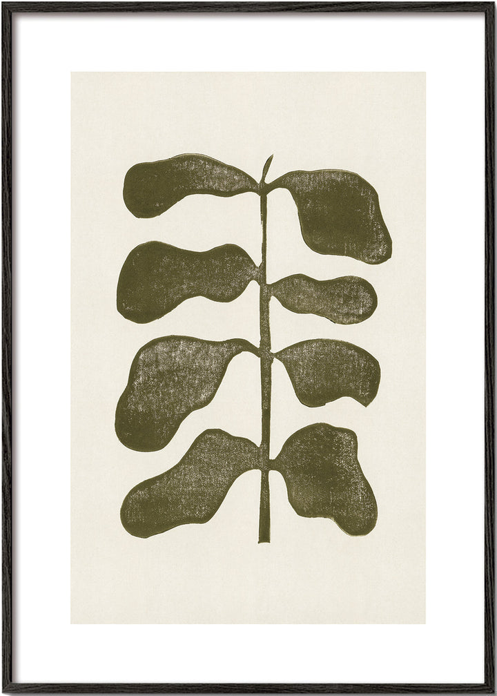 Lisslune | Linoleum cut plant - Alisa Galitsyna