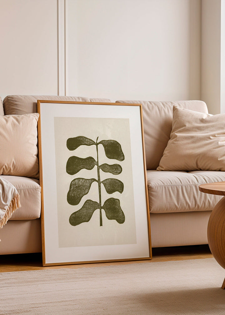 Lisslune | Linoleum cut plant - Alisa Galitsyna