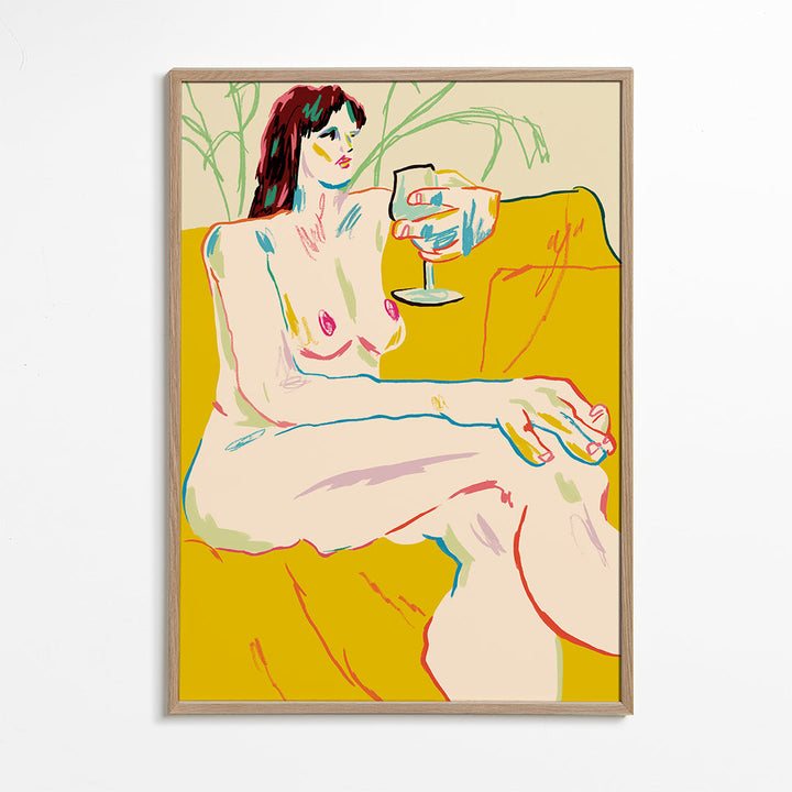 Lisslune | Girl With A Wine Glass - Francesco Gulina