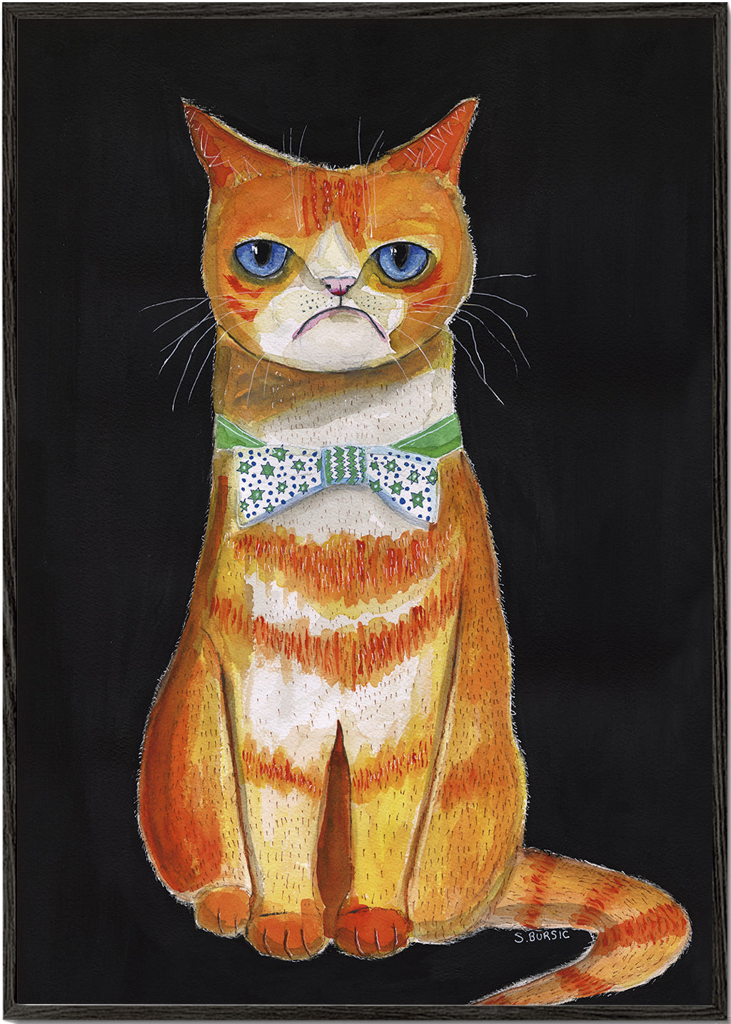Lisslune | Sad Cat - Sharyn Bursic