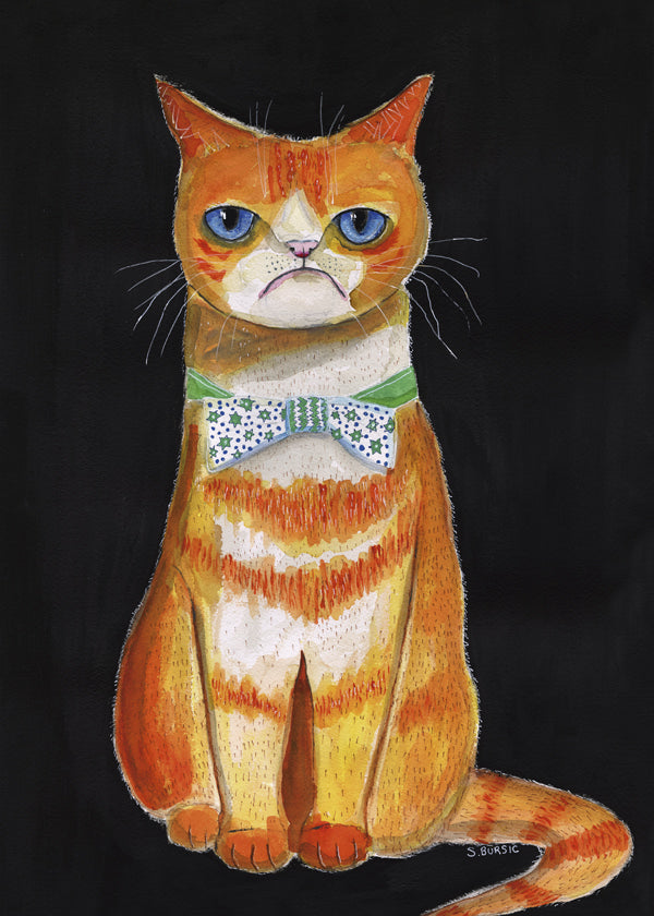Lisslune | Sad Cat - Sharyn Bursic