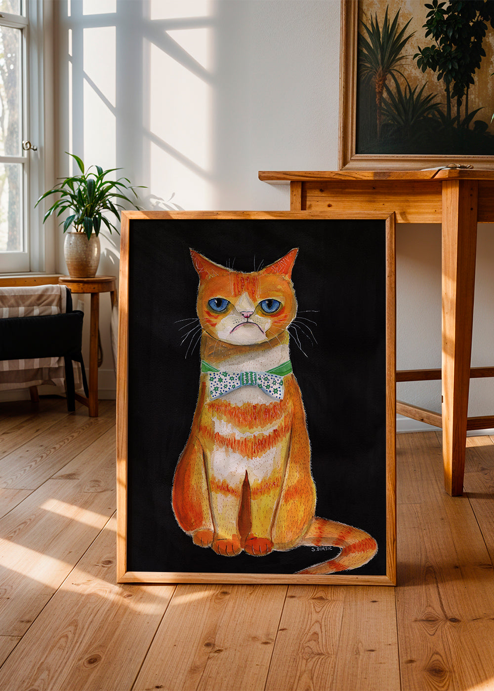 Lisslune | Sad Cat - Sharyn Bursic
