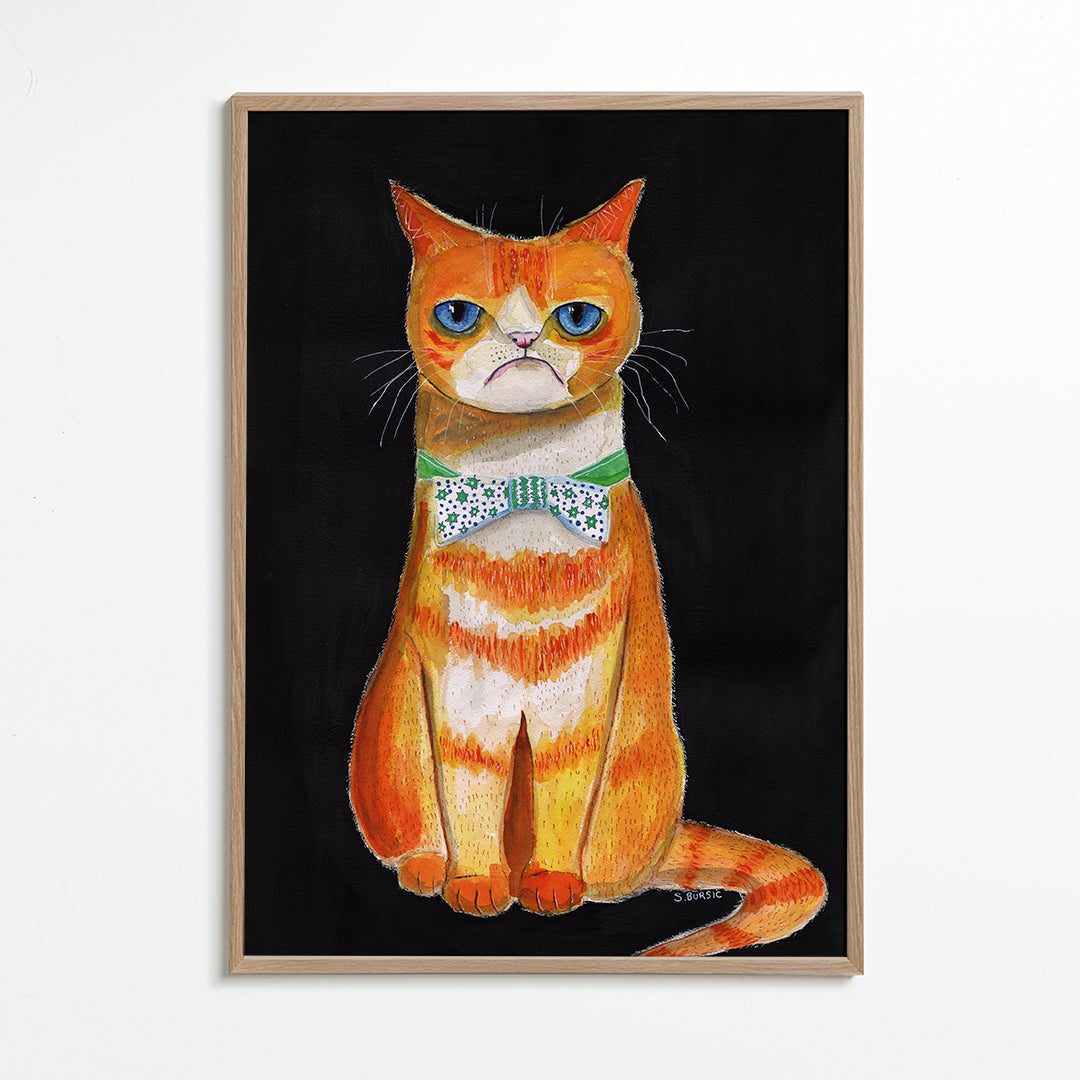 Lisslune | Sad Cat - Sharyn Bursic