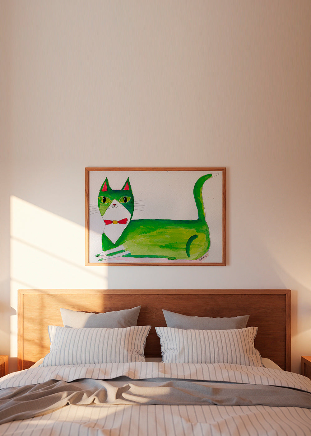 Lisslune | The green cat - Sharyn Bursic