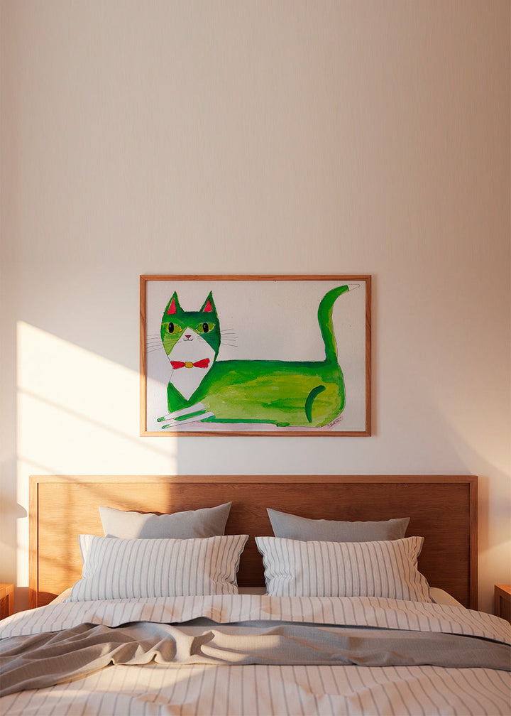 Lisslune | The green cat - Sharyn Bursic