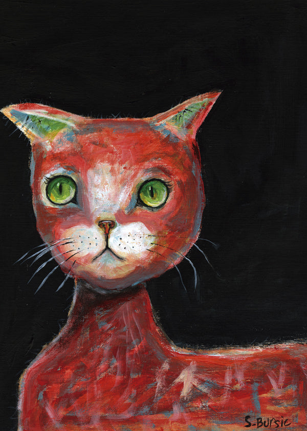 Lisslune | Red cat - Sharyn Bursic