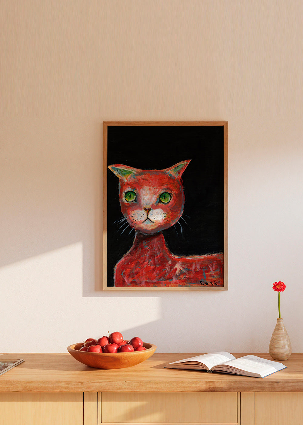 Lisslune | Red cat - Sharyn Bursic