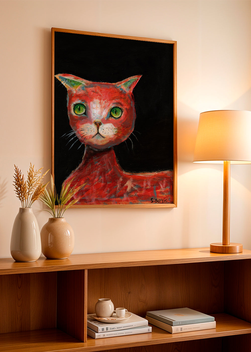 Lisslune | Red cat - Sharyn Bursic