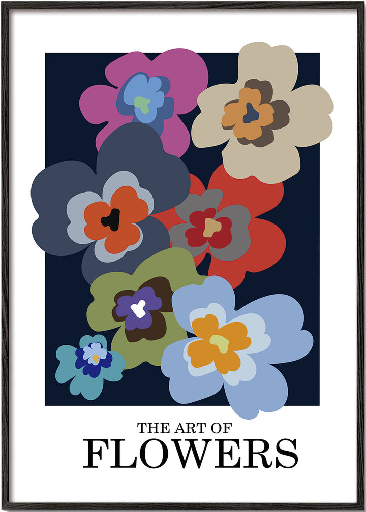 Lisslune | Art of flowers blue - Frances Collett
