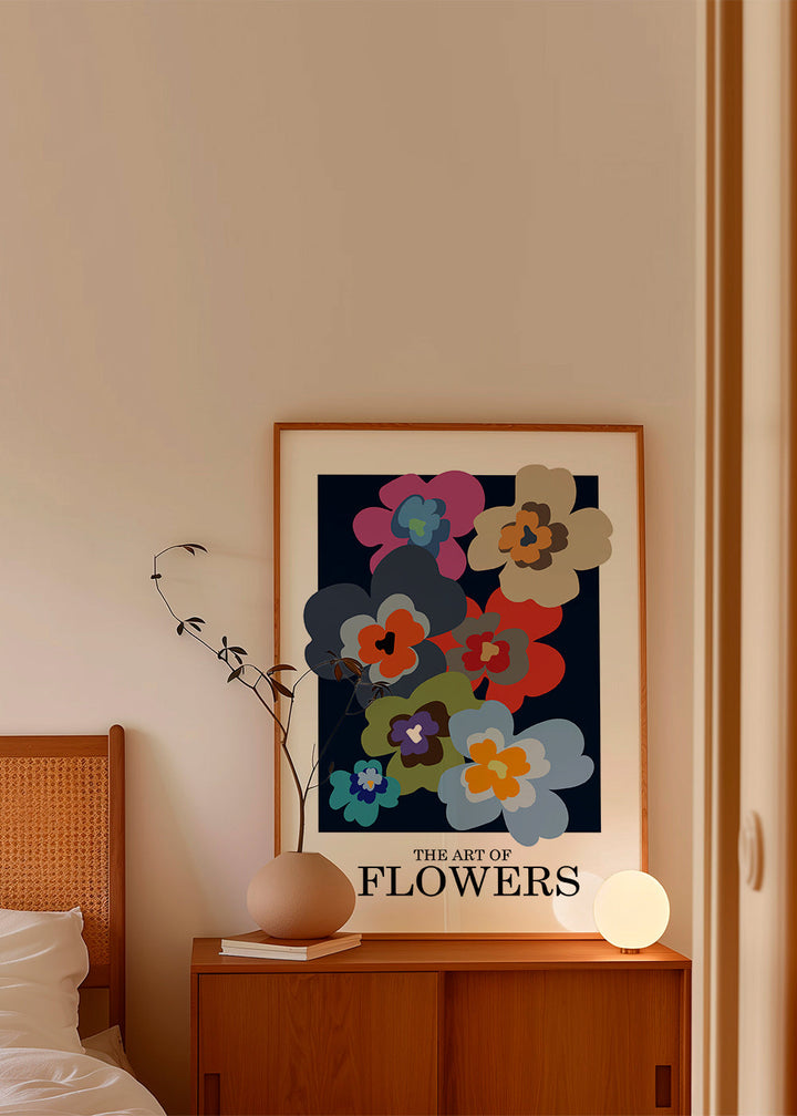 Lisslune | Art of flowers blue - Frances Collett