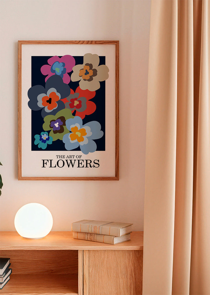 Lisslune | Art of flowers blue - Frances Collett
