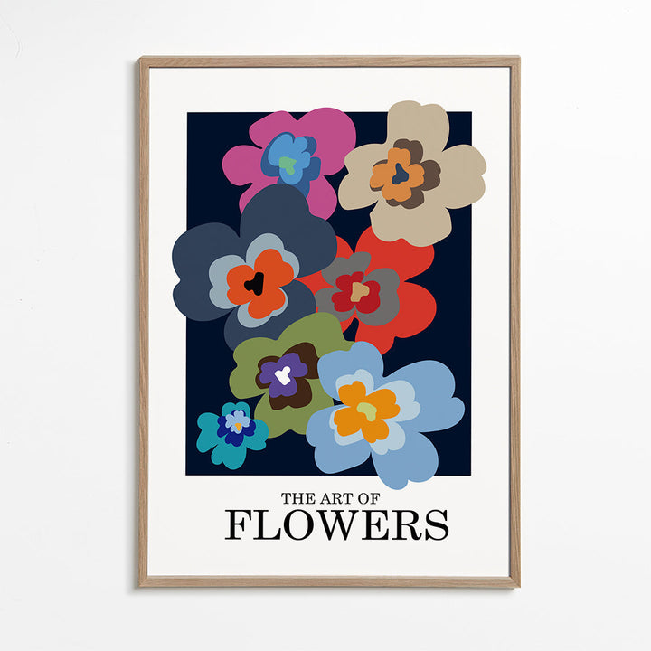 Lisslune | Art of flowers blue - Frances Collett
