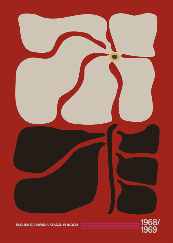 Lisslune | English Gardens Red - Frances Collett