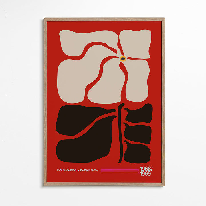Lisslune | English Gardens Red - Frances Collett