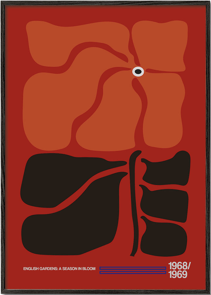 Lisslune | English Gardens Red/Orange - Frances Collett