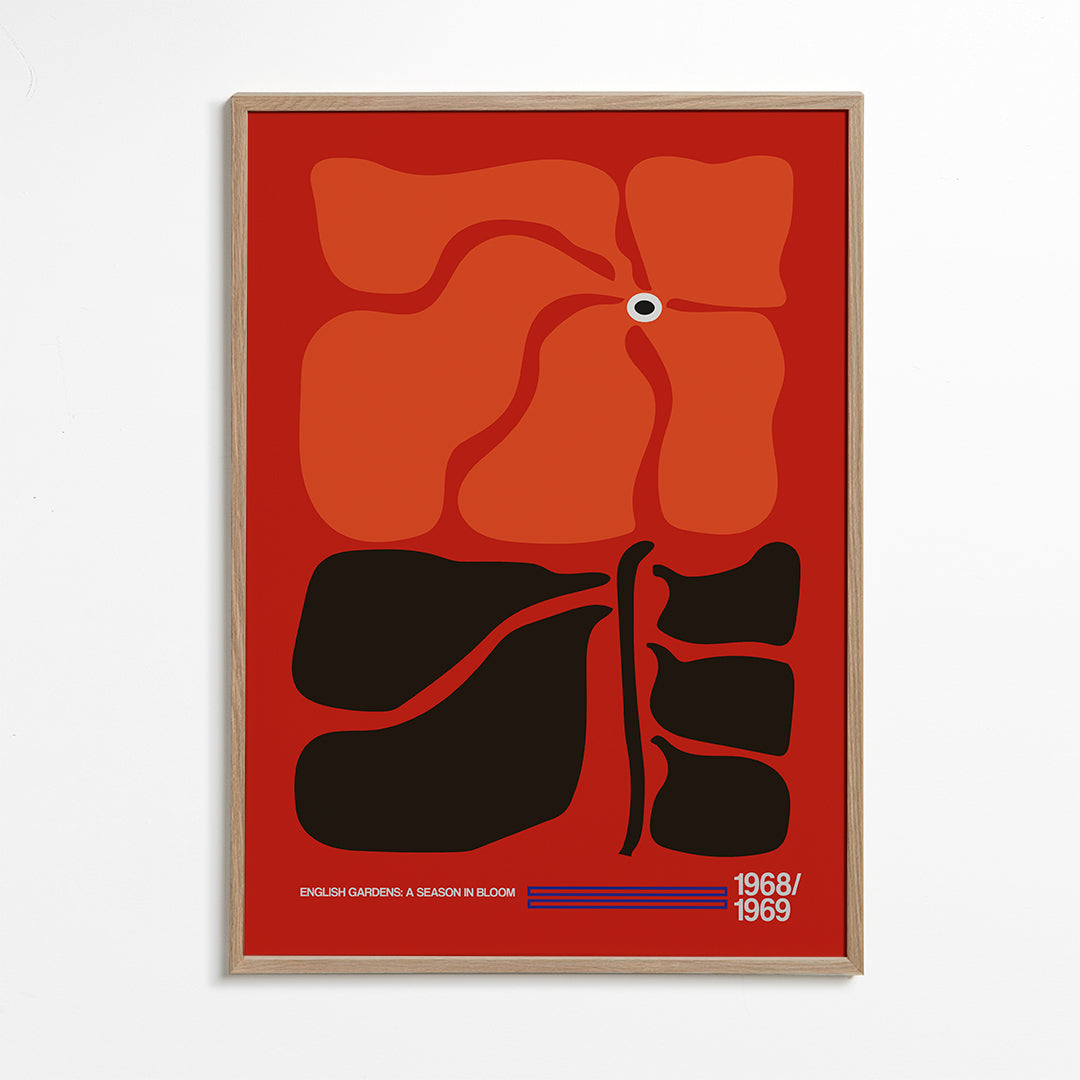 Lisslune | English Gardens Red/Orange - Frances Collett