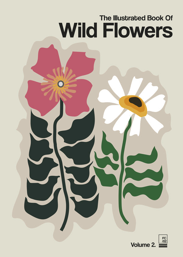 Lisslune | The illustrated book about wildflowers Vol.2 Gray - Frances Collett