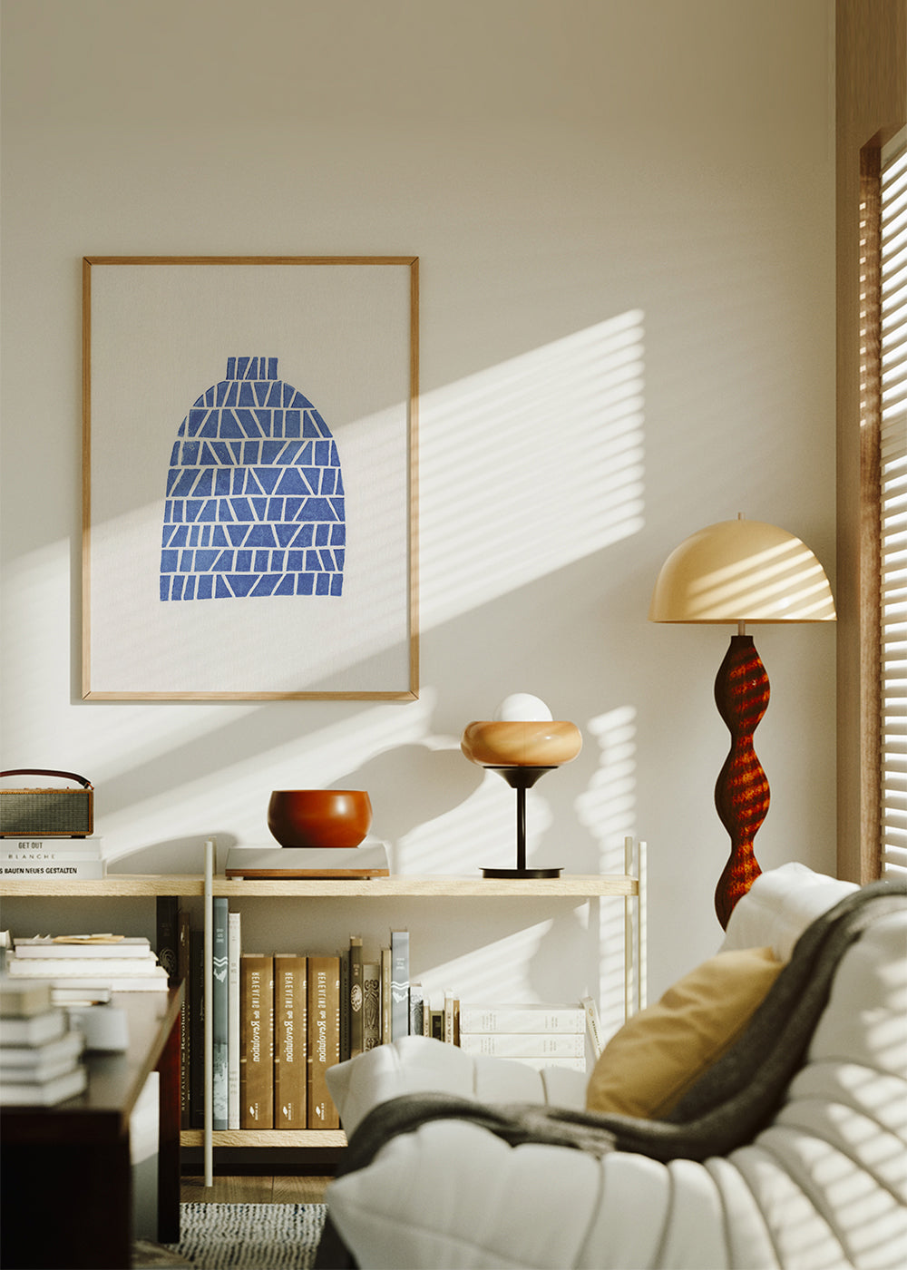 Lisslune | Linoleum Cut Vase #5 - Alisa Galitsyna