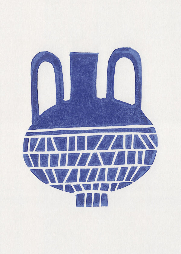 Lisslune | Linoleum print Vase #6 - Alisa Galitsyna