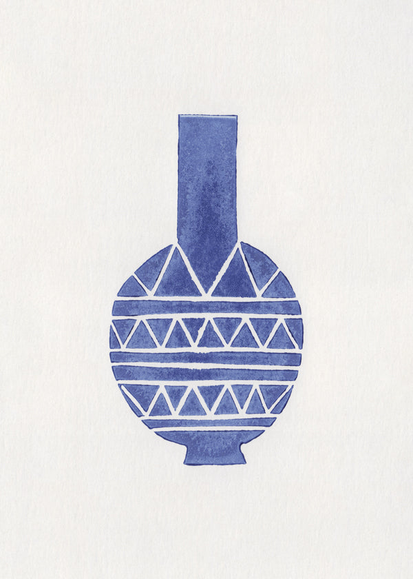 Lisslune | Linoleum cut Vase #8 - Alisa Galitsyna